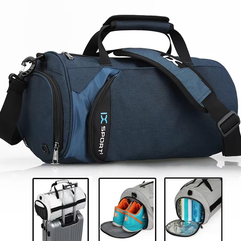Large Gym Bag Wet Dry Sports Duffel Multifunction Travel Fitness Bag with Shoe Compartment