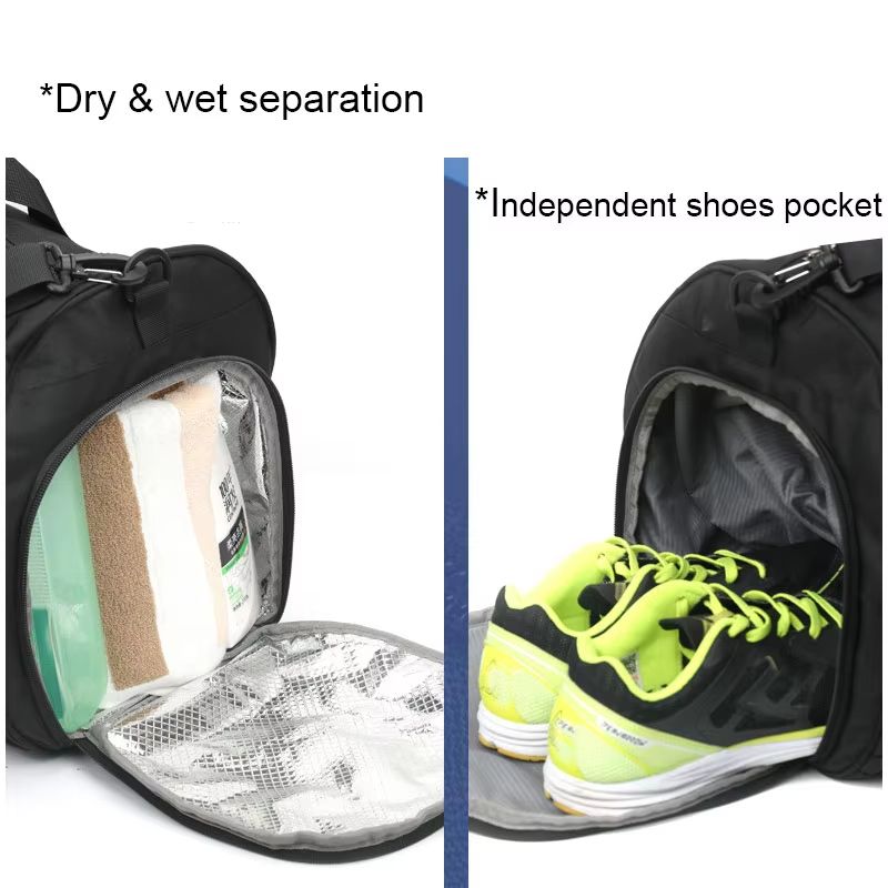 Large Gym Bag Wet Dry Sports Duffel Multifunction Travel Fitness Bag With Shoe Compartment 1