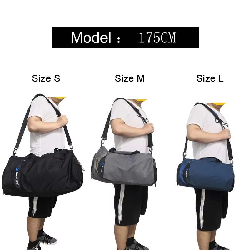 Large Gym Bag Wet Dry Sports Duffel Multifunction Travel Fitness Bag With Shoe Compartment 2