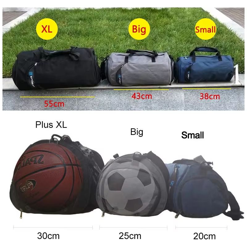Large Gym Bag Wet Dry Sports Duffel Multifunction Travel Fitness Bag With Shoe Compartment 5