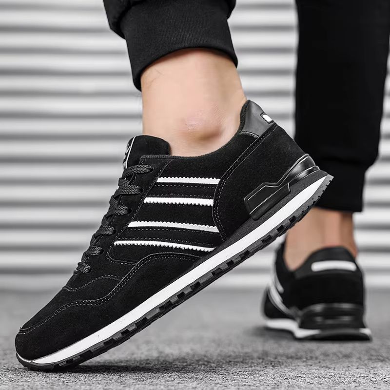 Men Casual Sneakers  Lightweight Artificial Leather Lace Up Shoes 4