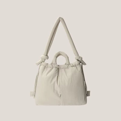 Padded Nylon Tote Bag  Large Capacity Soft Puffer Shoulder  Crossbody 7