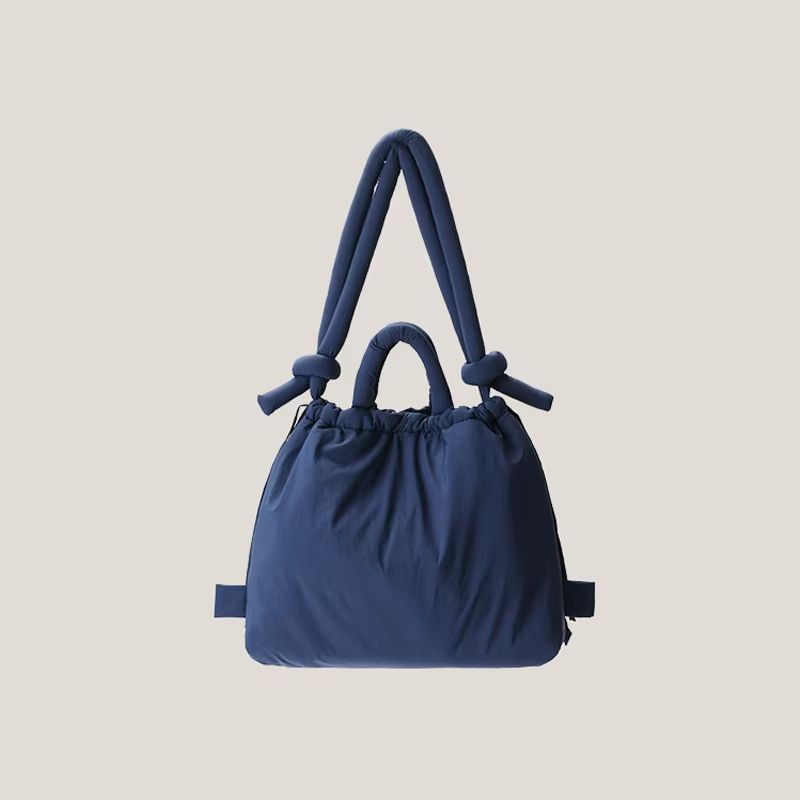 Padded Nylon Tote Bag  Large Capacity Soft Puffer Shoulder  Crossbody 9