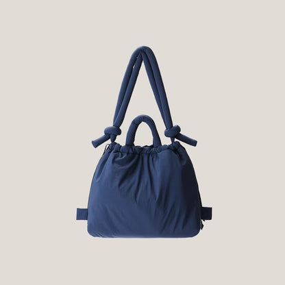 Padded Nylon Tote Bag  Large Capacity Soft Puffer Shoulder  Crossbody 9