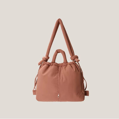 Padded Nylon Tote Bag  Large Capacity Soft Puffer Shoulder  Crossbody 11