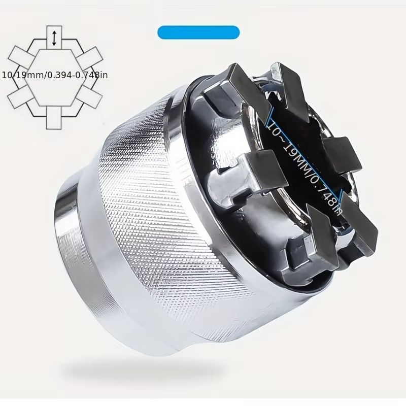 Adjustable Universal Socket Wrench  1019mm MultiFunction Grip Adapter 1