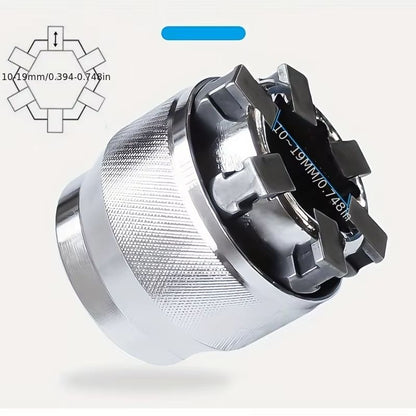 Adjustable Universal Socket Wrench  1019mm MultiFunction Grip Adapter 1