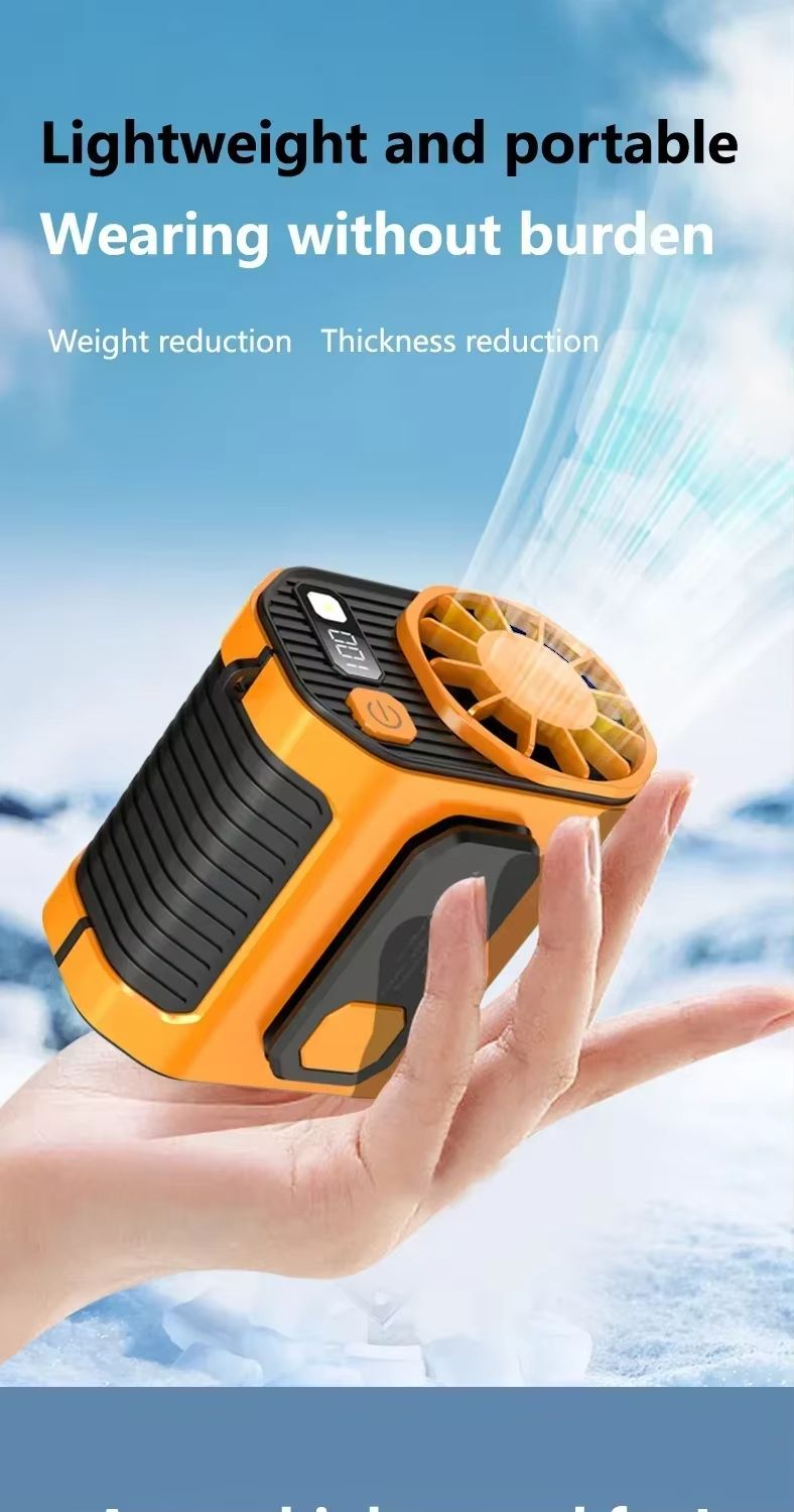 20000mAh WaistMounted Cooling Fan  Portable Outdoor Work  Welding Fan 4