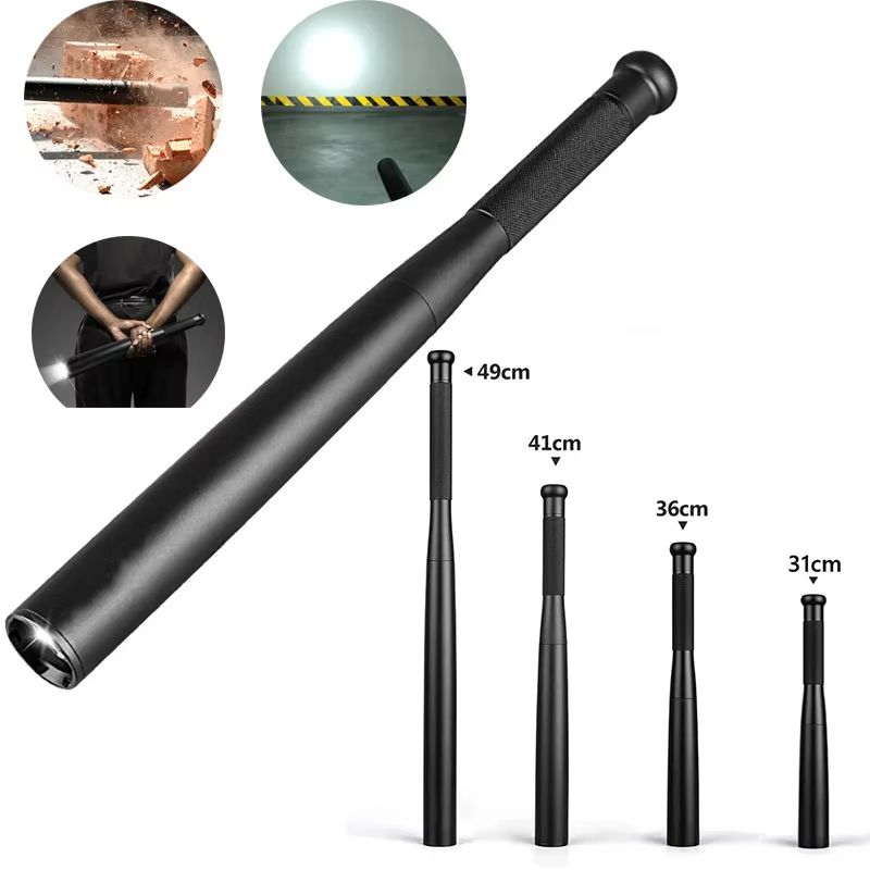Ultra Bright Baseball Bat Flashlight  SelfDefense  Outdoor Emergency Torch 1