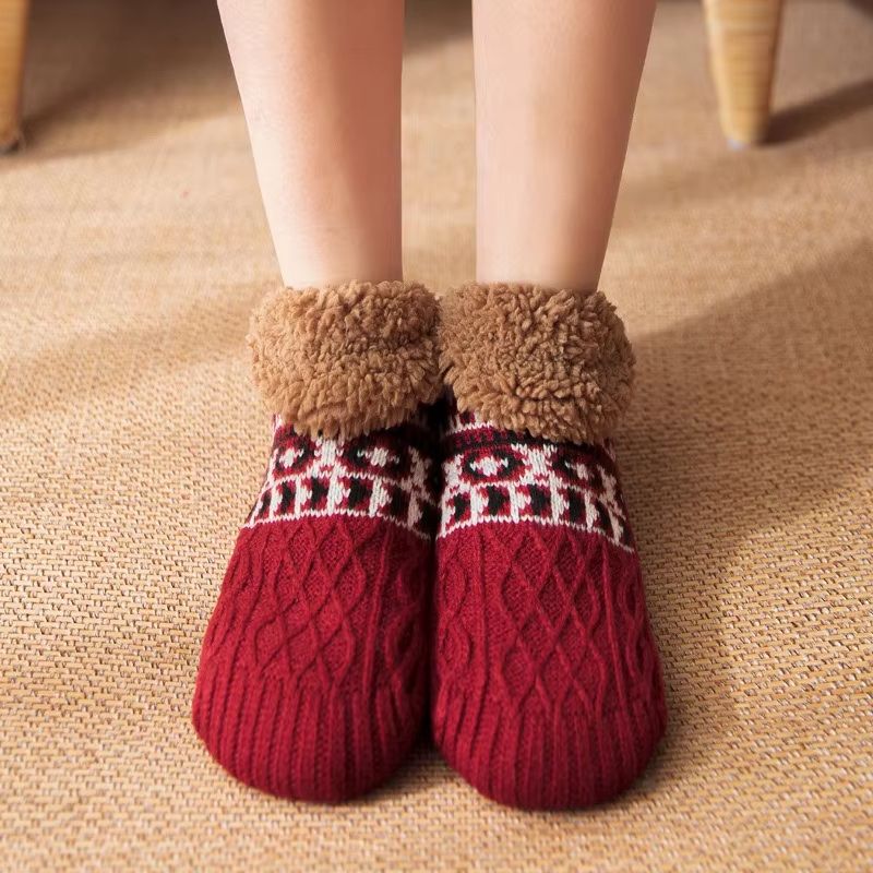 LitWarm Thermal Fuzzy Grip Floor Socks 1
