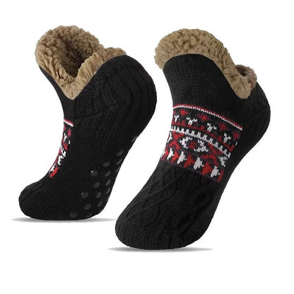 LitWarm Thermal Fuzzy Grip Floor Socks 9