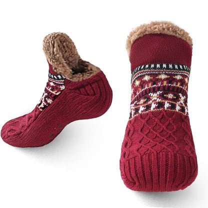 LitWarm Thermal Fuzzy Grip Floor Socks 10