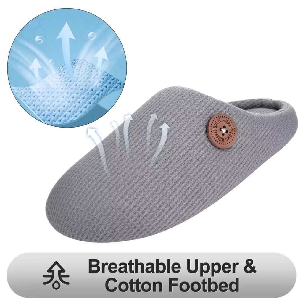 Litfun Warm Fluffy IndoorOutdoor Cotton Slippers 2