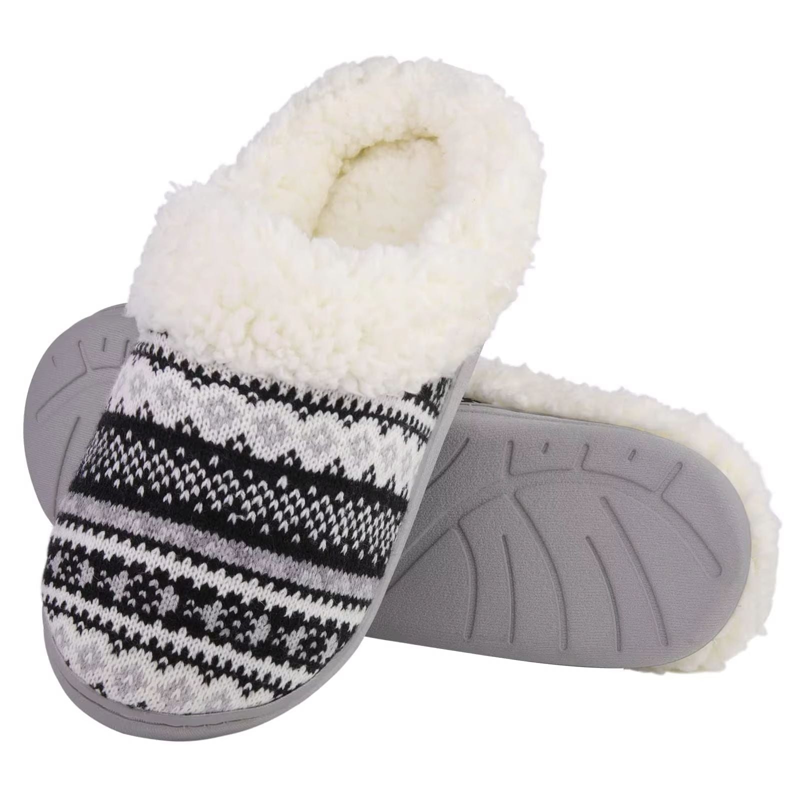Litfun Warm Fluffy IndoorOutdoor Cotton Slippers 16