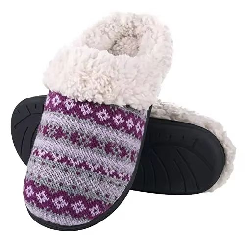 Litfun Warm Fluffy IndoorOutdoor Cotton Slippers 18