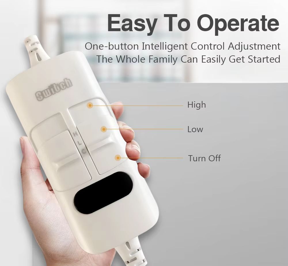 Electric Blanket With Thermostat  Thicker Heated Bed Pad For Winter 3 Sizes Double Body Warmer 4