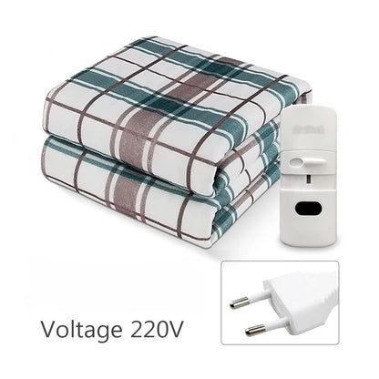 Electric Blanket With Thermostat  Thicker Heated Bed Pad For Winter 3 Sizes Double Body Warmer 6