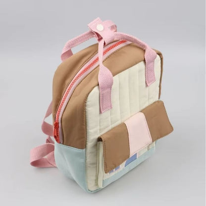 Tree House Embroidery Backpack  Lightweight ParentChild Matching Bag For Boys And Girls Contrasting 4