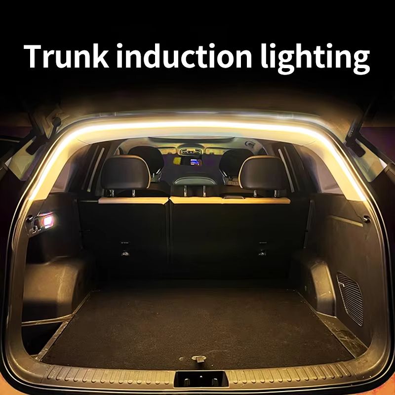 Car Trunk LED Light Strip – High Brightness Ambient Lighting, Automatic Sensing, Wiring-Free Installation