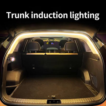 Car Trunk LED Light Strip – High Brightness Ambient Lighting, Automatic Sensing, Wiring-Free Installation