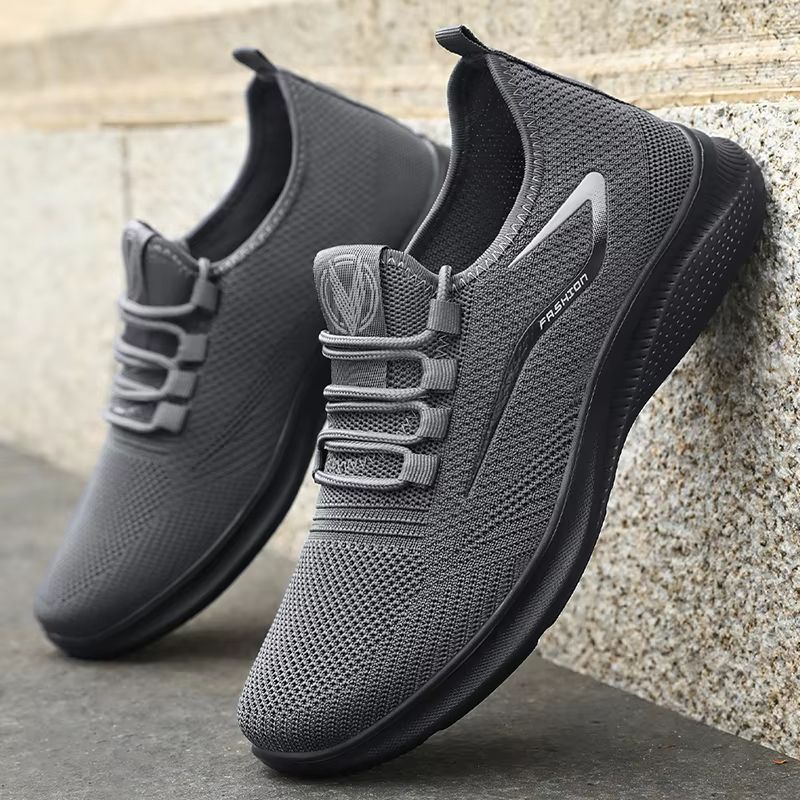 AeroStep Breathable Mesh Men's Summer Sneakers Lightweight Non Slip Casual Shoes