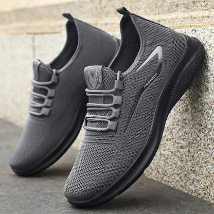 AeroStep Breathable Mesh Men's Summer Sneakers Lightweight Non Slip Casual Shoes