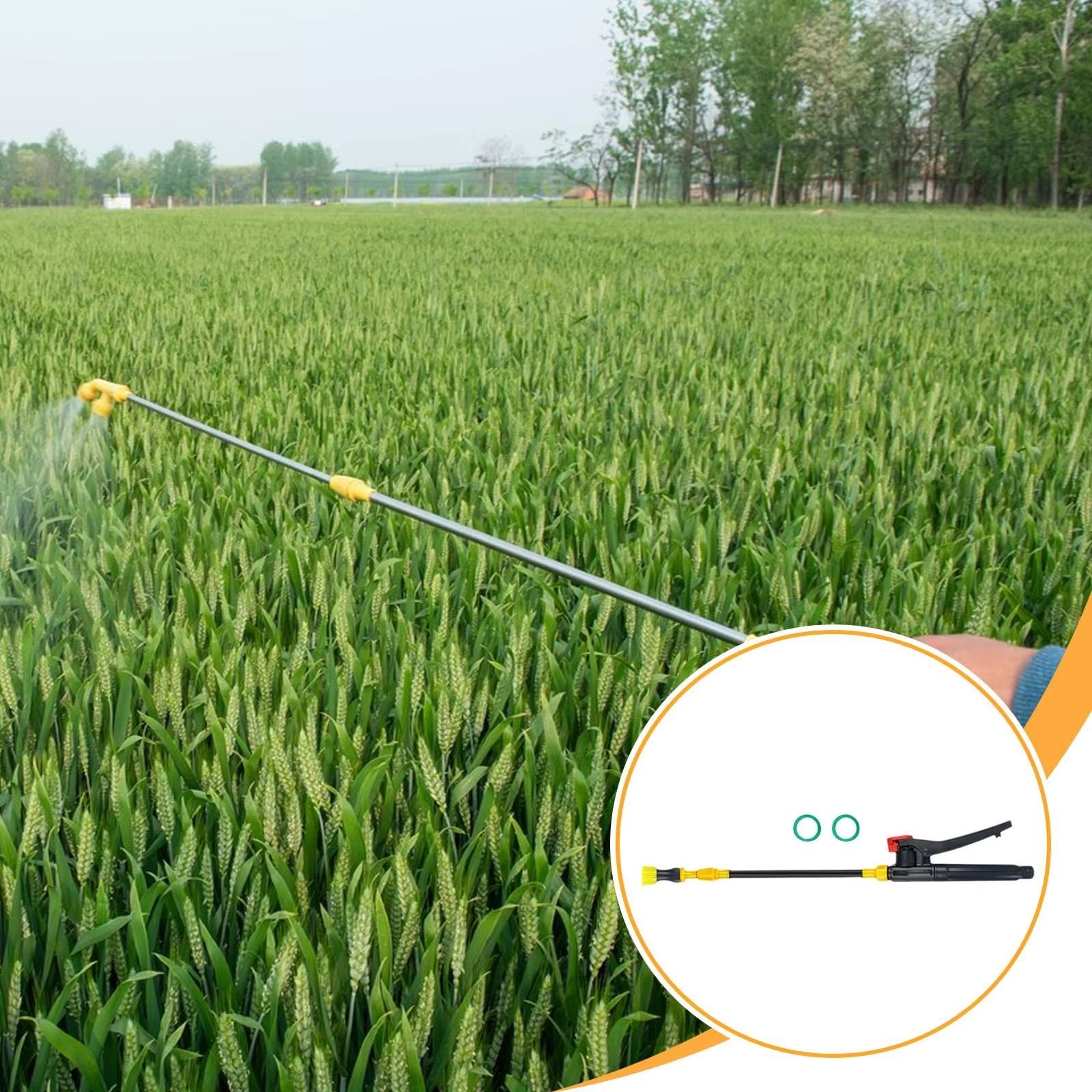 Retractable Stainless Steel Watering Wand  Adjustable Sprayer Extension Rod For Garden Trees And Ha 1