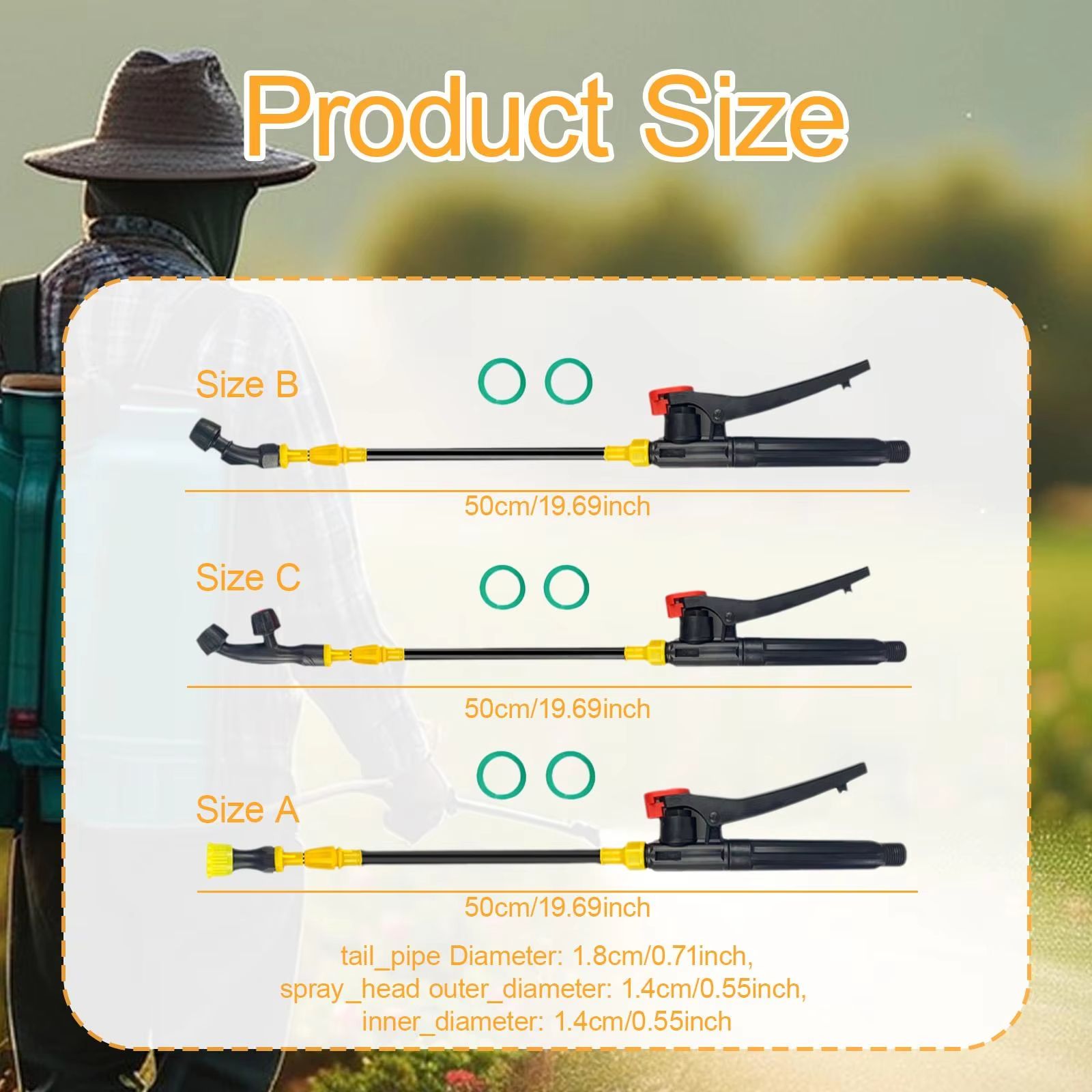 Retractable Stainless Steel Watering Wand  Adjustable Sprayer Extension Rod For Garden Trees And Ha 5