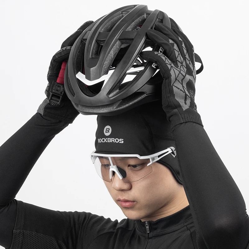 Winter Cycling Cap Windproof Thermal Fleece Bicycle Hat 5