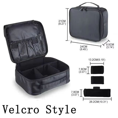 Waterproof Travel Makeup Bag  Professional Cosmetic Case With Brush Storage And Embroidery Design 6