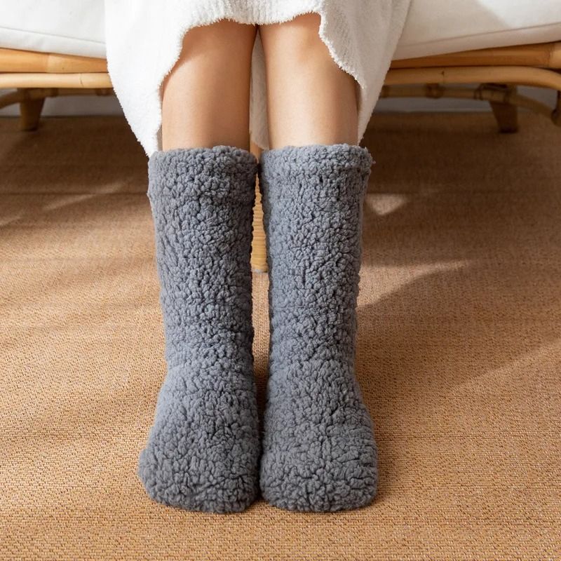Thickened Thermal Winter Socks With Anti Slip Sole 9