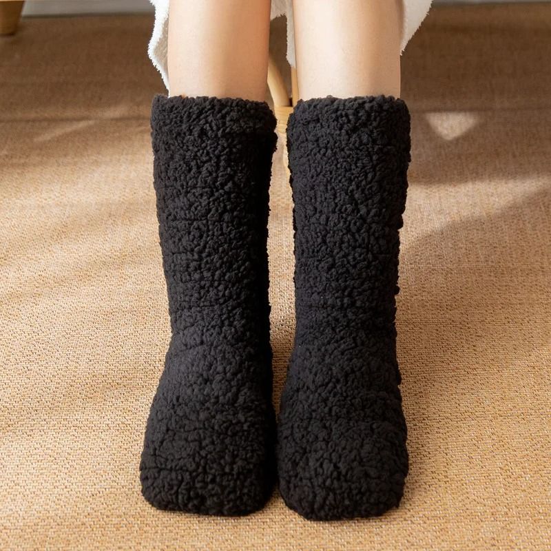 Thickened Thermal Winter Socks With Anti Slip Sole 7
