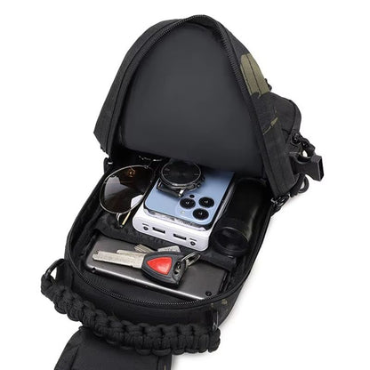 Camping Tactical Chest Bag  MOLLE Sling Shoulder Backpack For Hiking Cycling Fishing And Outdoor Tr 3