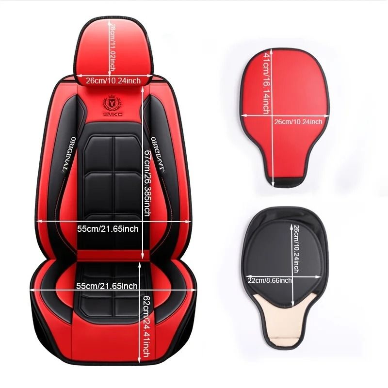 All Inclusive Full Leather Car Seat Cushion 1