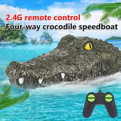 RC Crocodile Head Remote Control Speed Boat