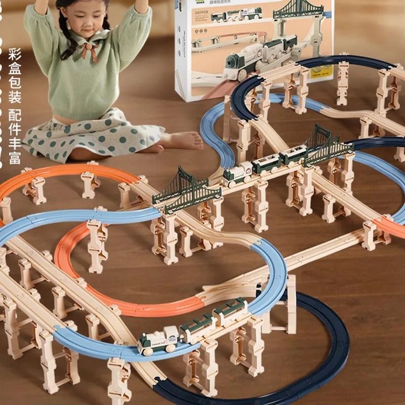 Electric Christmas Track Toy Set 1