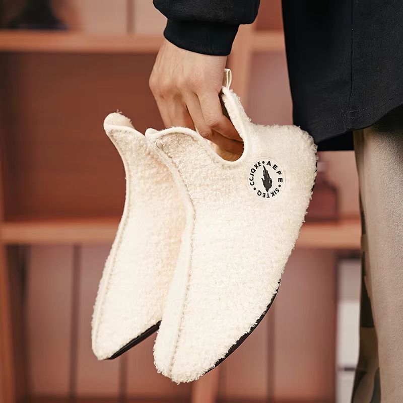 Winter Warm Cotton Slippers  Non Slip Indoor House Shoes For Men And Women Soft Comfortable Home Fl 1