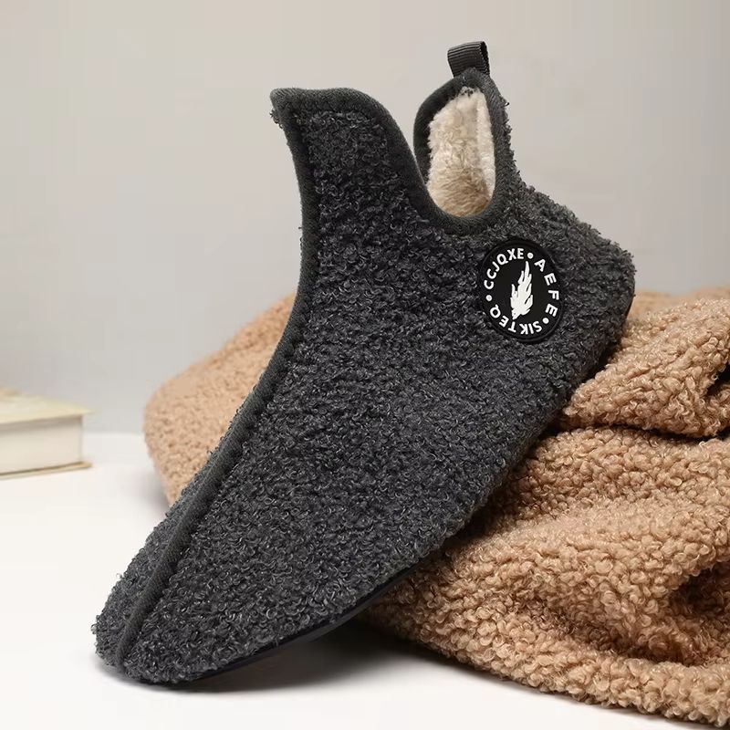 Winter Warm Cotton Slippers  Non Slip Indoor House Shoes For Men And Women Soft Comfortable Home Fl 2
