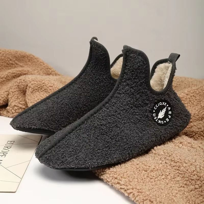 Winter Warm Cotton Slippers  Non Slip Indoor House Shoes For Men And Women Soft Comfortable Home Fl 10