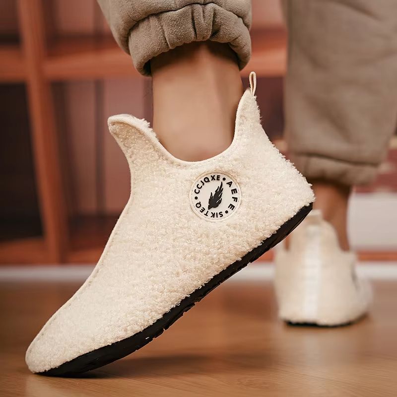Winter Warm Cotton Slippers  Non Slip Indoor House Shoes For Men And Women Soft Comfortable Home Fl 3