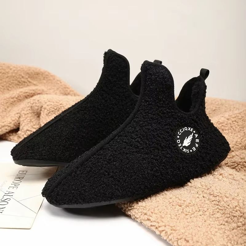 Winter Warm Cotton Slippers  Non Slip Indoor House Shoes For Men And Women Soft Comfortable Home Fl 8