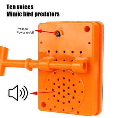 Solar Powered 3 In 1 Bird Repeller  Ultrasonic Wind Motion And Reflective Flash Pest Deterrent For  2