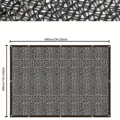 Black Shade Cloth Sunblock Mesh Cover 1