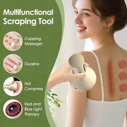 Smart Cupping Massage Machine With Red Light Heating 5