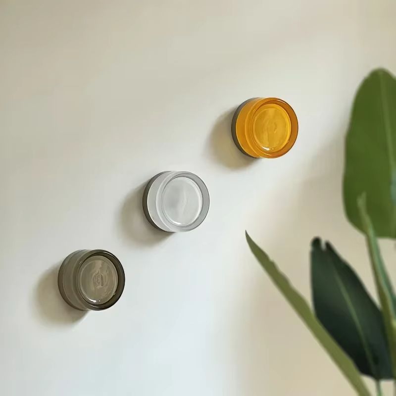 Modern LED Wall Lamp  Amber Or Smokey Grey Jelly Glass Wall Sconce For Living Room Bedroom Corridor 3