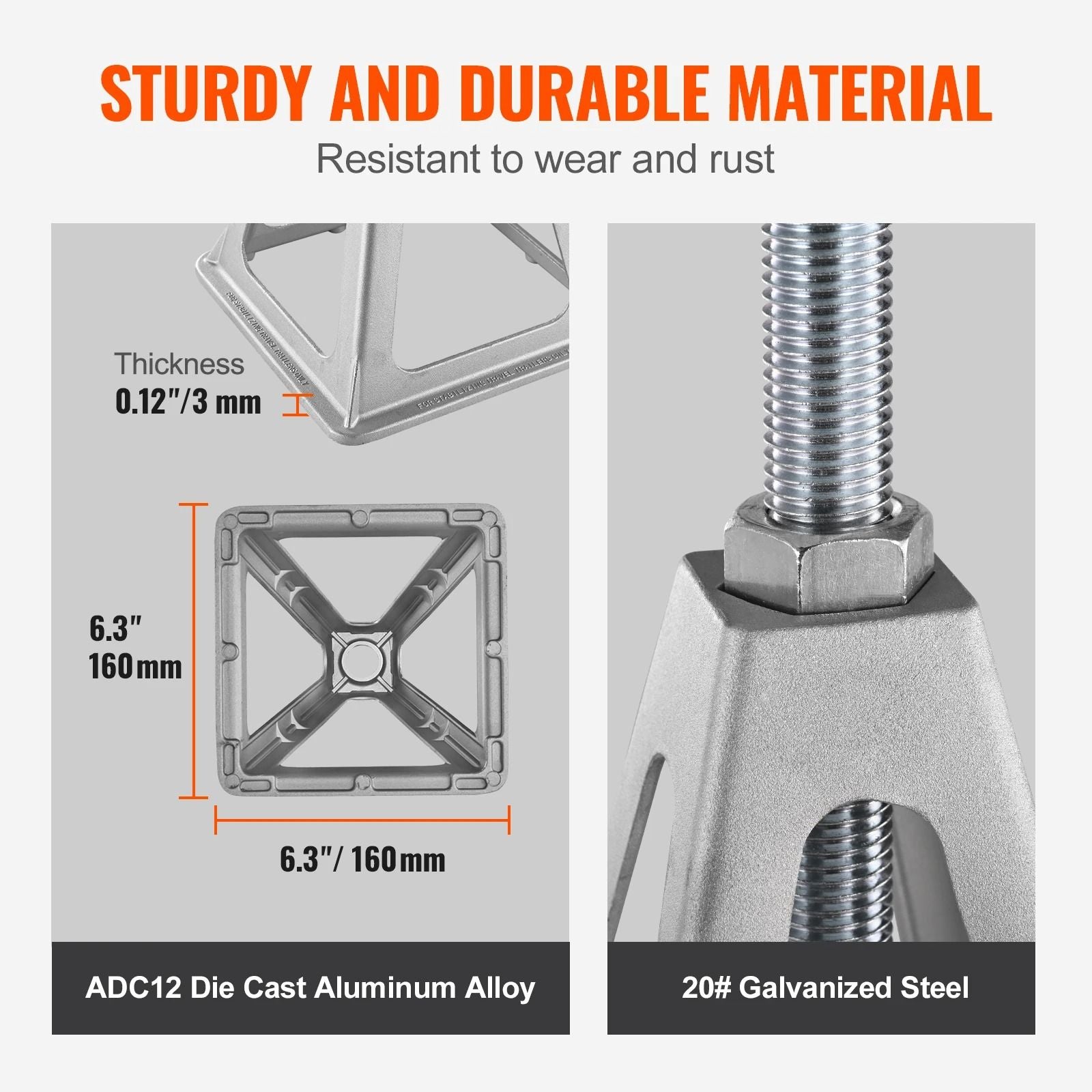 RV Stabilizer Jacks 4 Pack Aluminum Leveling Jacks 4