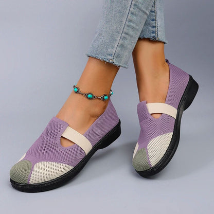 Womens Summer Breathable Mesh Flat Shoes 6