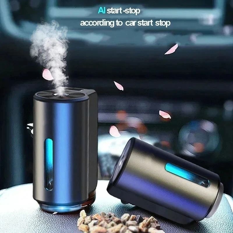 Car Air Freshener Electric Auto Aroma Diffuser With Essential Oils 2