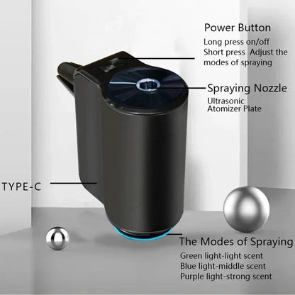 Car Air Freshener Electric Auto Aroma Diffuser With Essential Oils 4