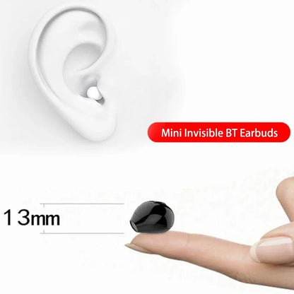 Invisible Mini Bluetooth TWS Earbuds With Noise Reduction And Mic 3